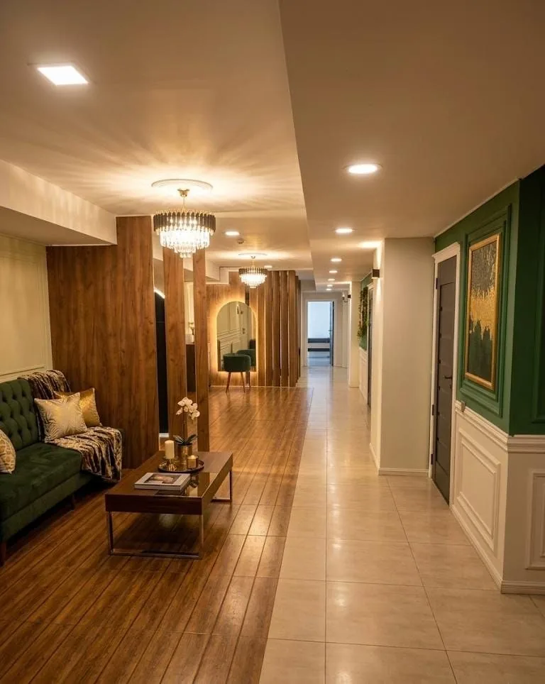 Lounge corridor at The Sidra Spa